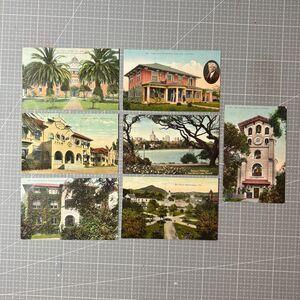Vintage Northern California Tourist Landmark Postcards. (7).